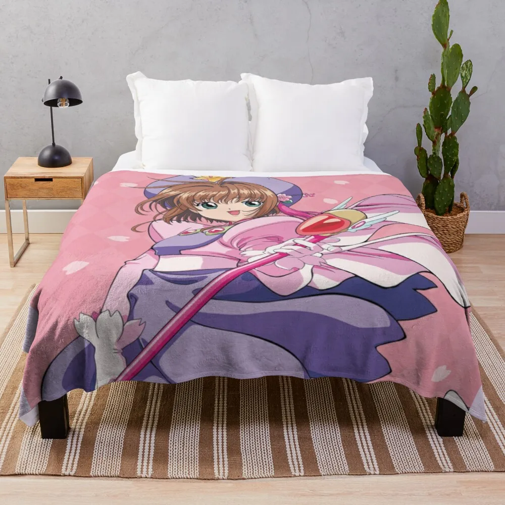 

Cardcaptor Sakura 2 Throw Blanket Blankets For Bed