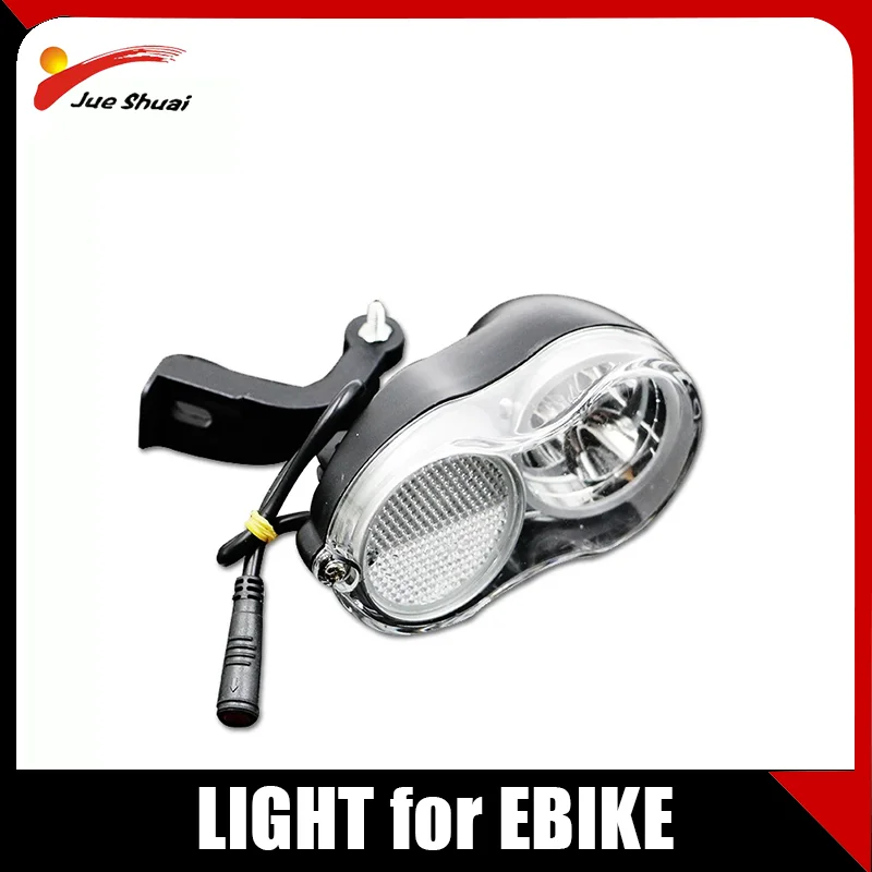 Light For Bike 36v 48v Bicycle Light Front Frame Led Waterproof Electric Bike Headlight For