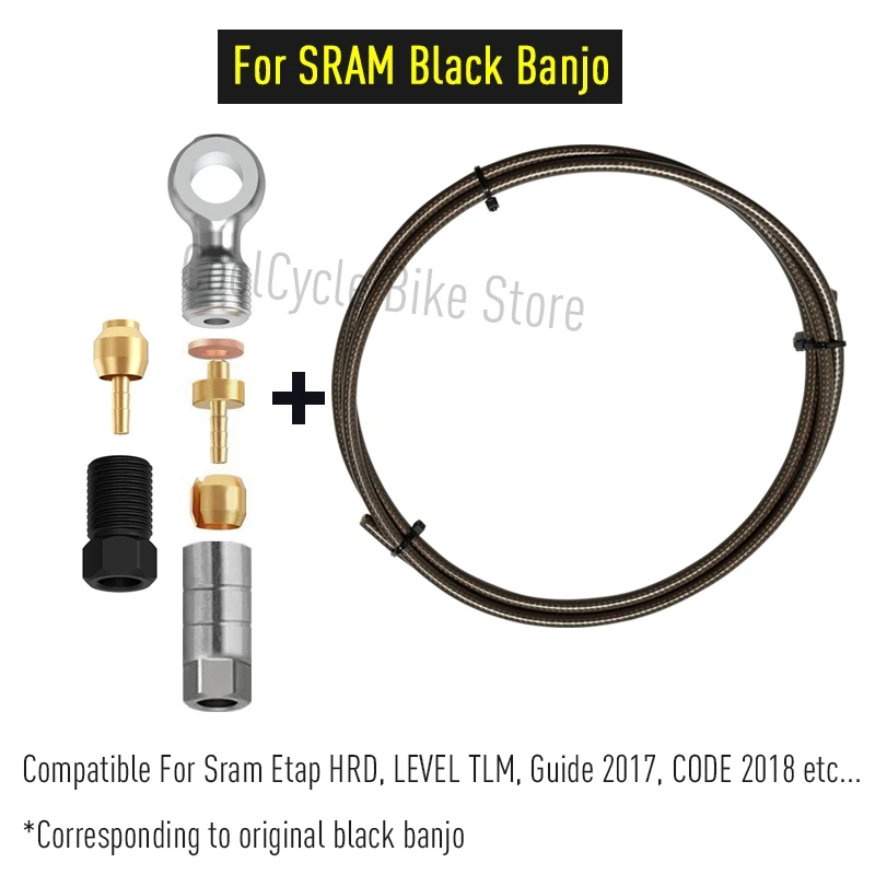 thumbnail image 2 of MYG Bike Bicycle 2 METER BRAKE HOSE KIT FIT FORMULA R1, R1R 2 of 11