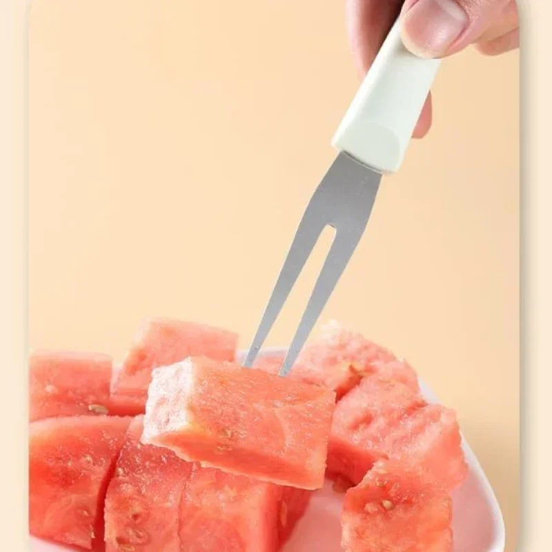 Watermelon Cutter Fruit Carving Knife Multi-functional Melon Fork Slicer Tool For Camping Kitchen Gadgets For Summer