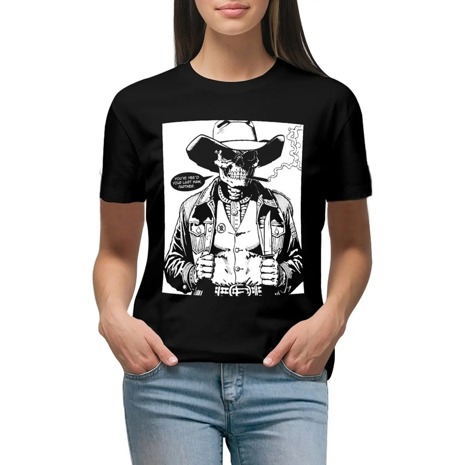 

The Last Yee Haw T-shirt vintage clothes animal print shirt for girls Women's t-shirt
