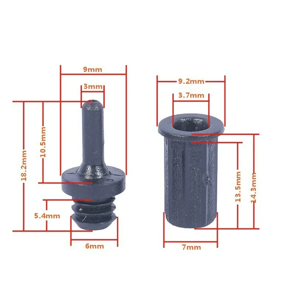 Speaker Grill Peg and Snap Button Kit - 10 Pairs