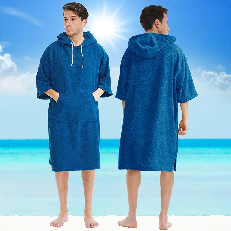 Quick dry Solid microfiber Changing Robe Surf Poncho Hooded Beach Towel Hooded Poncho Towel For Adults men and women 3 Quick dry Solid microfiber Changing Robe Surf Poncho Hooded Beach Towel Hooded Poncho Towel For Adults men and women 3