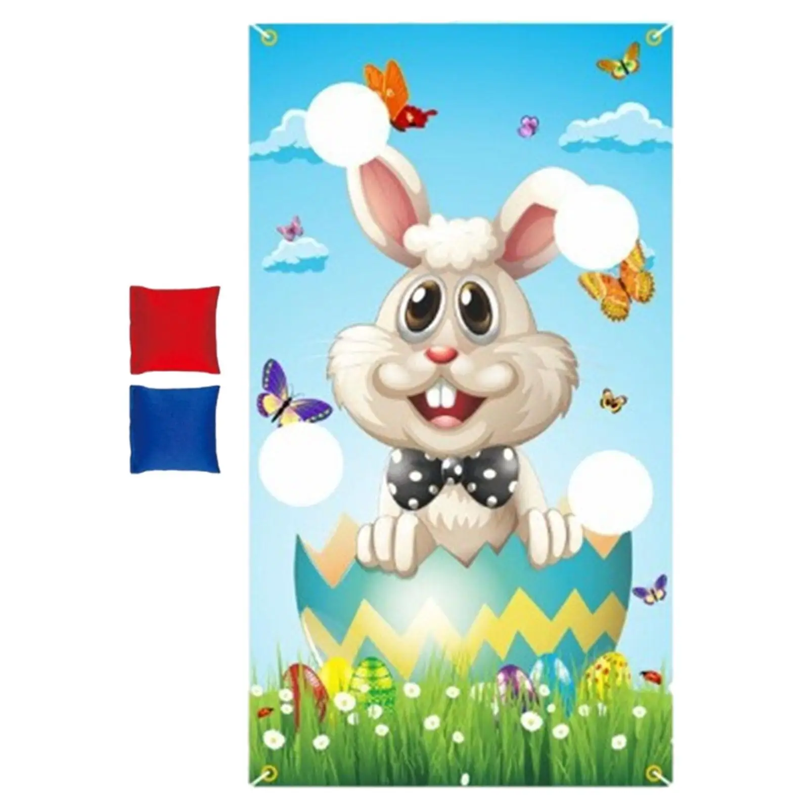 Easter Garden Flag Vertical Easter Backyard Decorations Happy Easter Garden Flag for Outside House Garden Spring Yard