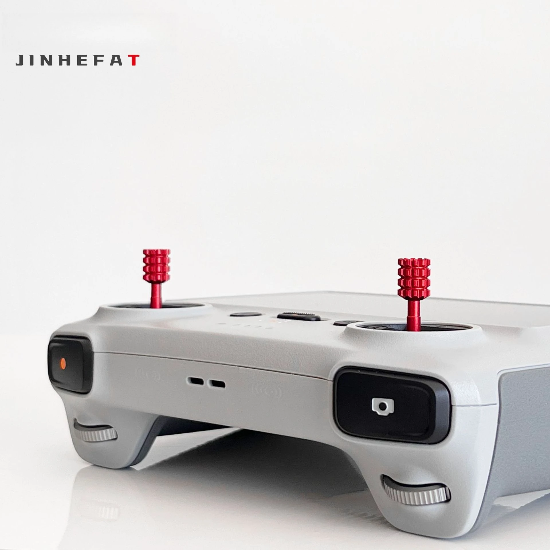 Manette de Contrôle à Distance en Alliage d'Aluminium pour Drone DJI, joystick de remplacement noir avec antennes