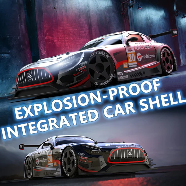 2.4G High Speed Rc Rear drive 1:24 Remote Control Drift Cars with LED Light Professional Electric Racing Toys for Adult Boy Kid 2