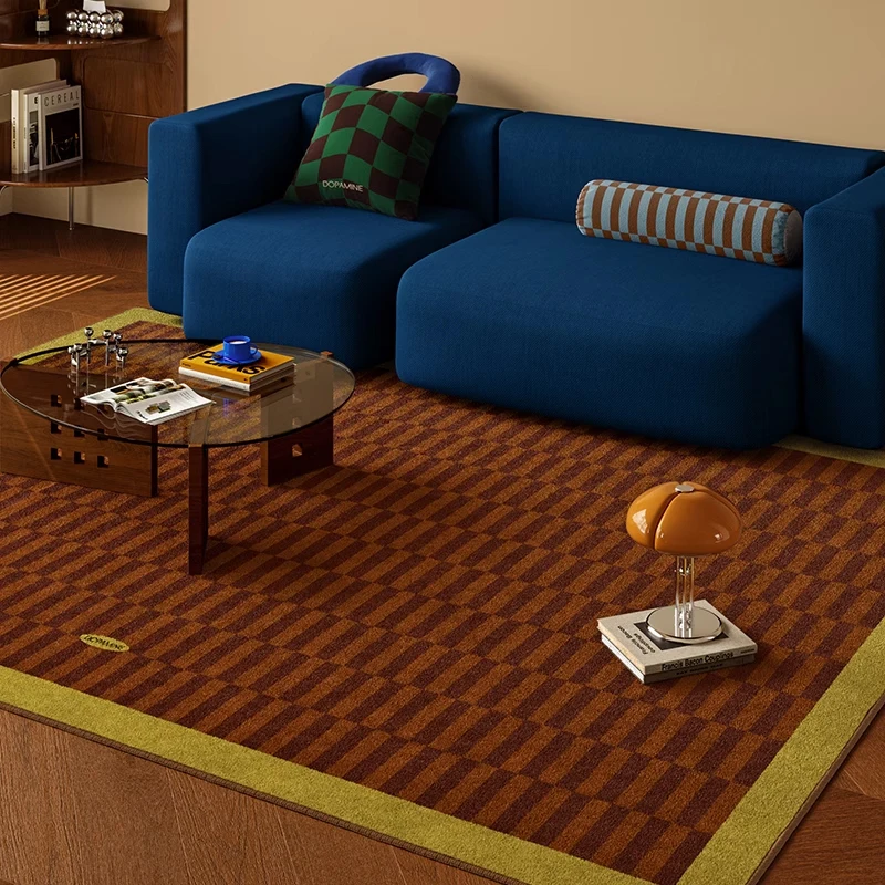 VIKAMA Carpet Living Room Sofa Tea Table Mat French Medieval Waterproof Cloakroom Bedroom Carpet Home Decoration plush rug decorative carpet silk wool rug plush carpet imitated cashmere carpet crystal pile rug coral velvet rug