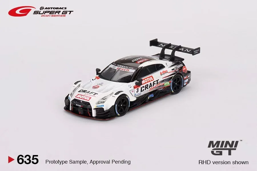 

MINIGT 1:64 Nissan GTR Nismo GT500 #635 Diecast Model Race Car Kids Toys Gift