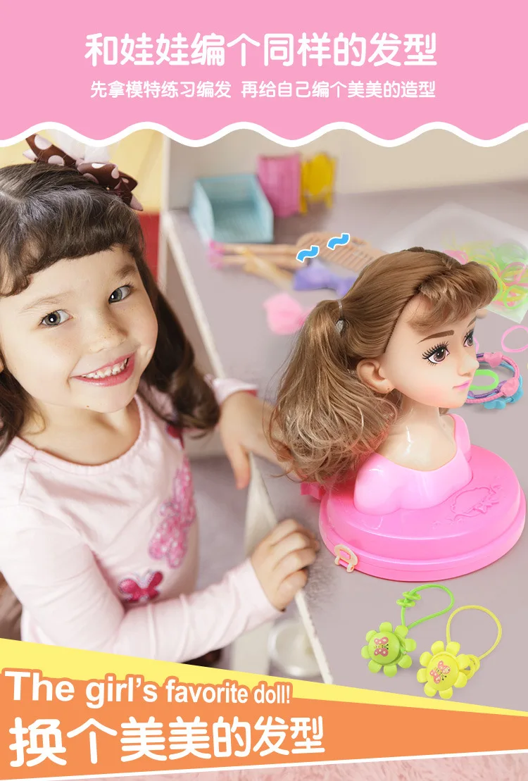 estilo,Cabeça boneca com secador cabelo  Maquiagem Crianças Maquiagem  Brinquedo Fino Acessórios Boneca Modeladora Boneca Escova Maquiagem Pente  Estojo Vestir Hizoechu : : Brinquedos e Jogos