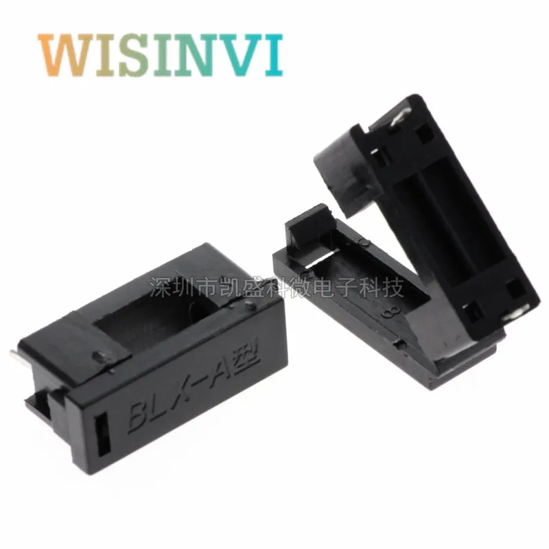 PCB 100 PCS 5*20mm Mount BLX-A type FUSE HOLDER 5MM X 20MM 15A/125V SOLDER HOLDERS Insurance header Fuse 5x20 mm