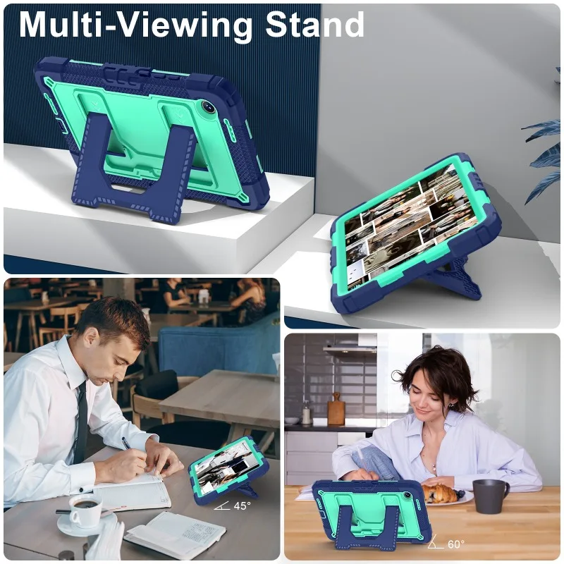 Heavy Duty 8.7-Inch Tablet Case with Stand & Shoulder Strap