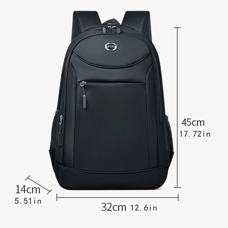 Large-capacity backpack - laptop bag, equipped with multiple compartments and padded shoulder strap - suitable for school and of