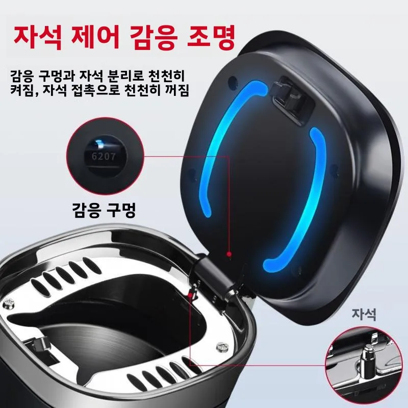 휴대용 차량용 재떨이 2025 신형 사무실 흡연 방화 패셔너블 디자인 여성 전용 독창적인 선물