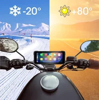 Jansite 5/7 inch Carplay Motorcycle DVR GPS Navigation Wireless Carplay Android Auto IPX7 Waterproof Display Dual Bluetooth - Image 3