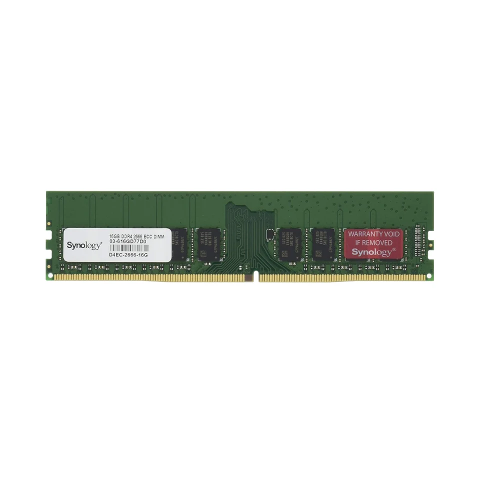 오리지널 시놀로지 DDR4 ECC 언버퍼드 DIMM 2666 MHz 메모리 싱글 RAM 모듈 (D4EC-2666-16G/8GB)