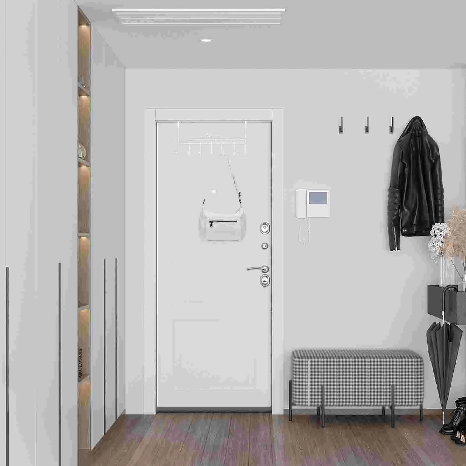 

Door Hook Hanger over Hooks for Bathroom Metal Coat Doors Towel The Rack Decorative Clothes Racks