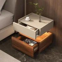 Simple European Bedside Table Classic Storage Luxury Trendy Night Table Modern Premium Comodini Camera Letto Bedroom Furnitures 5