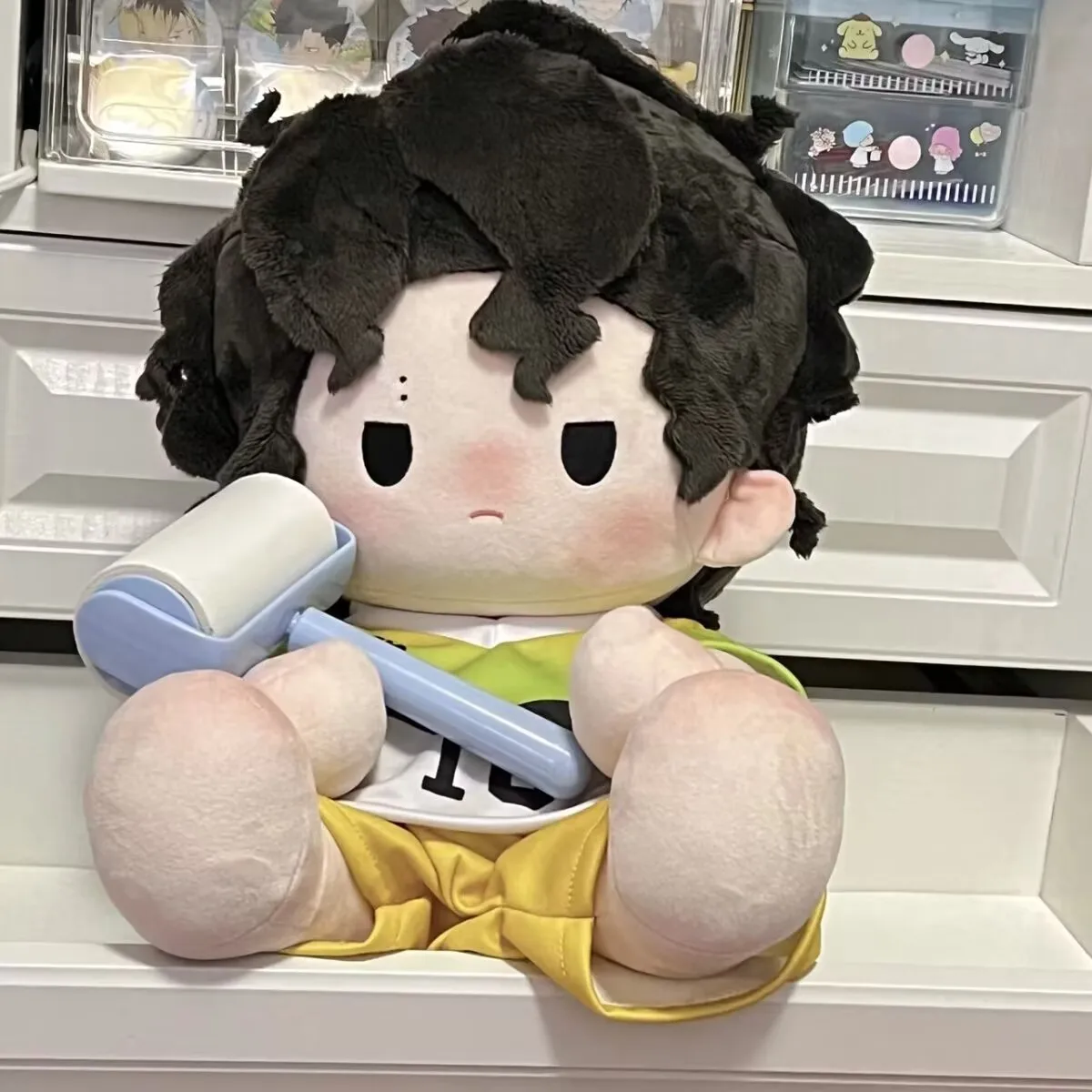 

New Anime Haikyuu Sakusa Kiyoomi 40CM Cute Plush Cotton body Cartoon Change Clothes Plushie Pillow Birthday Gift
