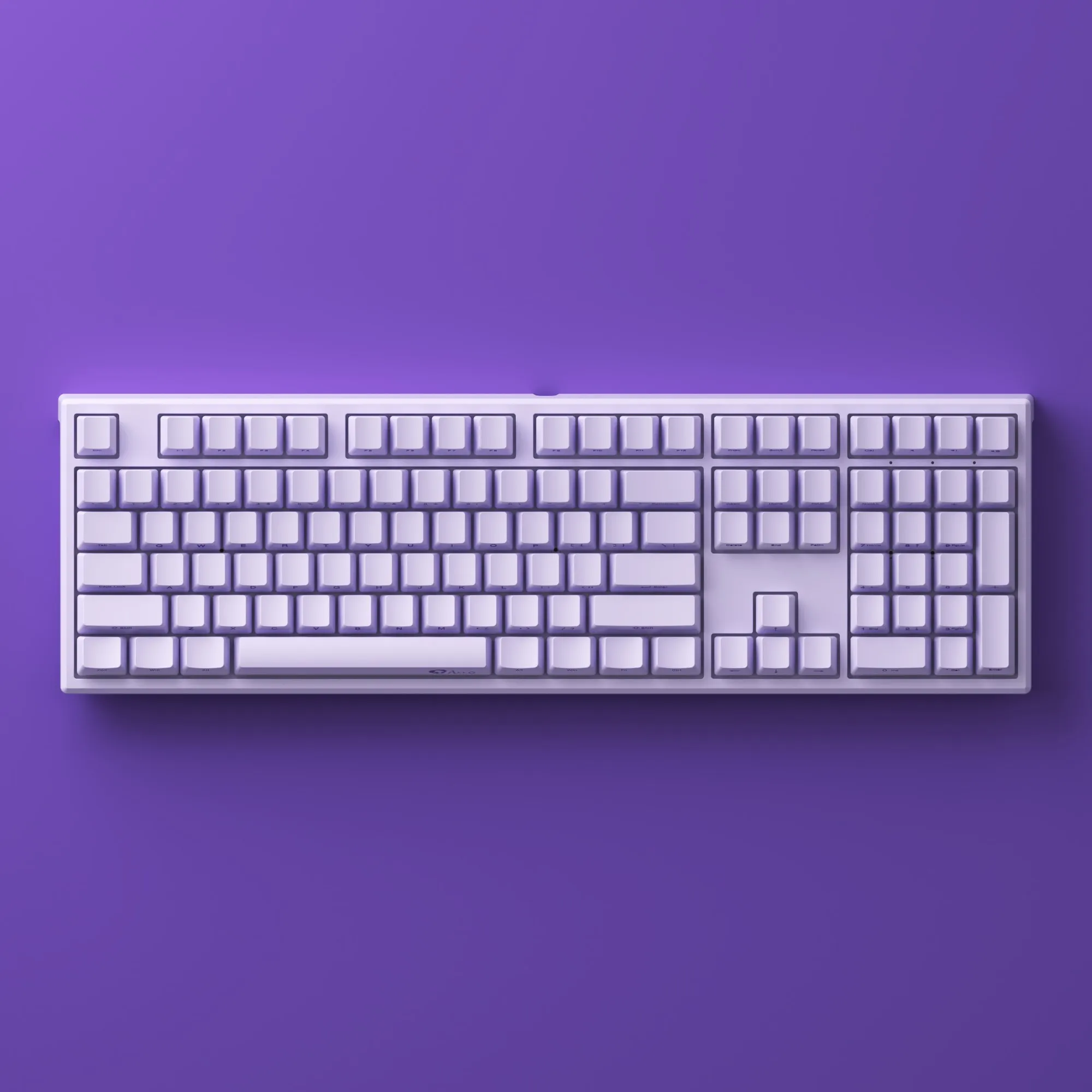 

Akko Monsgeek MG108B Taro Purple Keyboard 108 Keys Multi-mode 5-pin Hot Swap Keyboards with OEM Double-shot Side-printed Keycaps