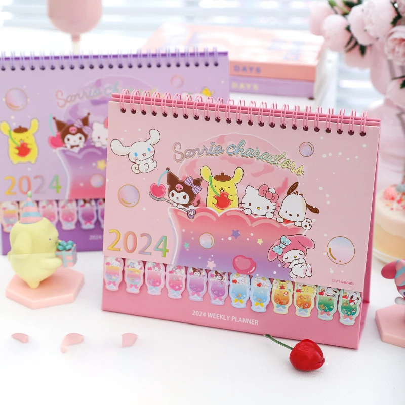 miniso-sanrios-2024-styled-desk-calendar-book-monthly-calendar-self