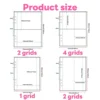 10PCS 1/2/4 Grids Photo Album A5 Inner Page Photocard Binder Photo Sleeve 6 Ring Refill Inner Page Photocard Kpop 포토카드 바인더 2