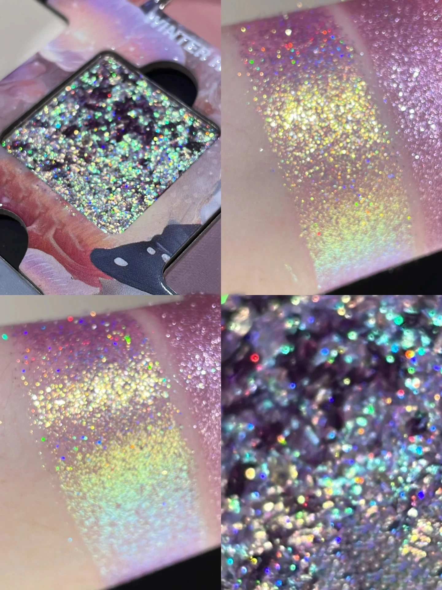 21-Color Chameleon Flashing Eyeshadow Palette Cold Moon Multi-functional Matte Shimmer Glitter Pigments Long-lasting Makeup