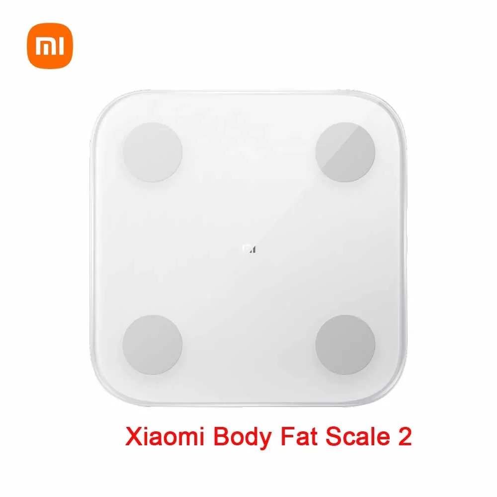 Xiaomi Mi Smart Body Fat Scale 2 Bluetooth 5.0 App Monitor Display A Led Bilancia Digitale Per La Composizione Corporea Funziona Con L'App Mi Fit