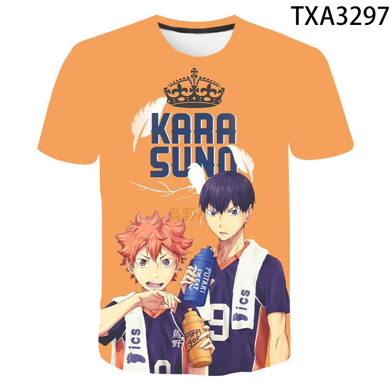 

2020 New 3D T Shirts Cartoon Haikyuu Casual Streetwear Boy Girl Kids Fashion Men Women Children Printed T-shirt Tops Tee