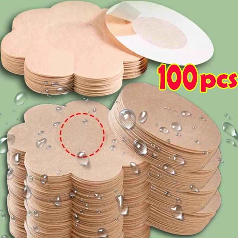 

100/10PCS Nipple Cover Stickers Women Breast Lift Tape Pasties Invisible Self-Adhesive Disposable Bra Padding Chest Paste Patch