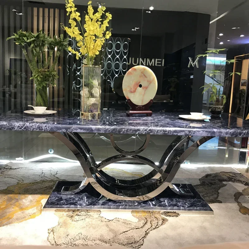 Luxury Marble Dining Table Set 2