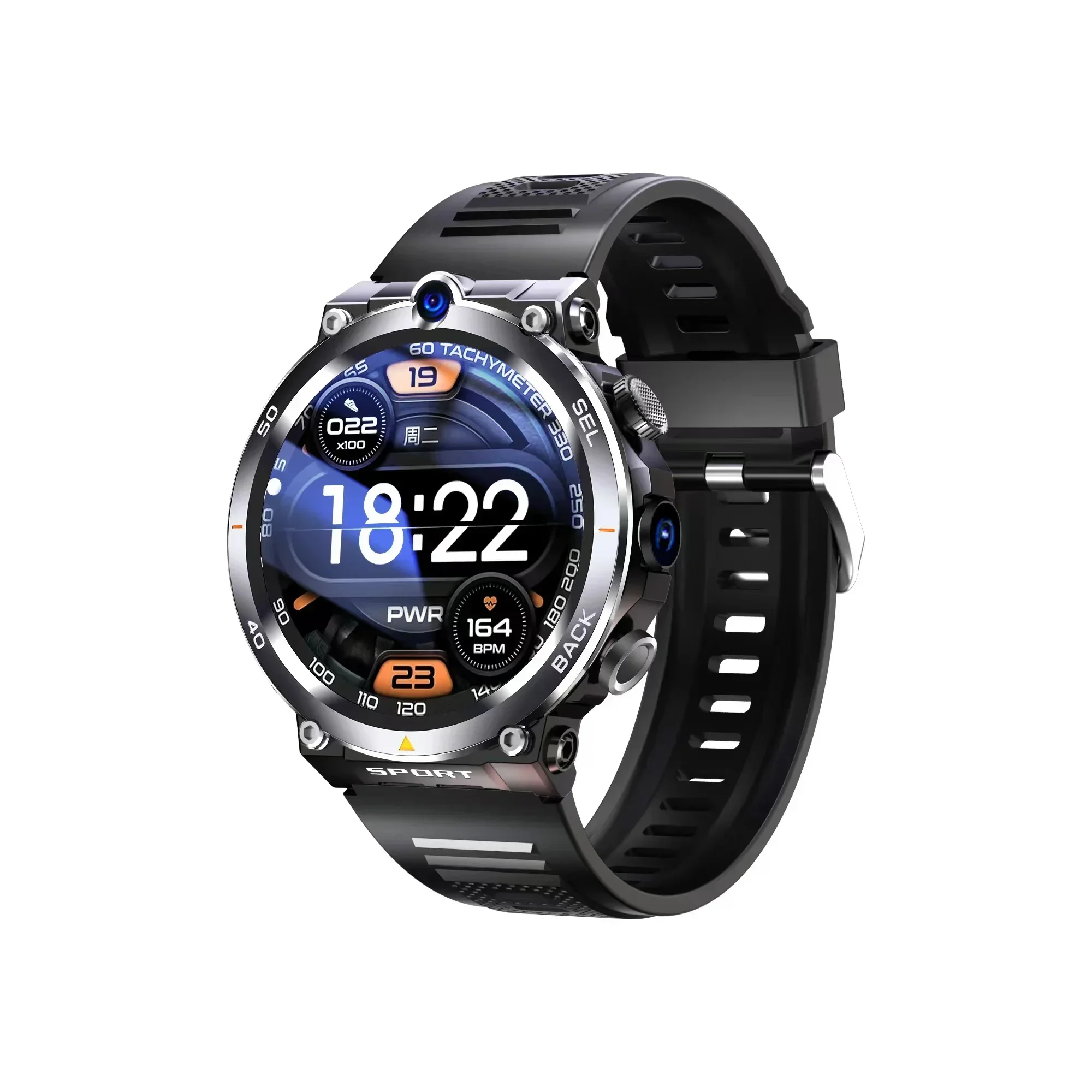 Golden Spike H10 Smartwatch 4G  LTE Android Smart Watch With 1.6'' Amoled 720*720 HD resolution Blue Light GPS Position WIFI