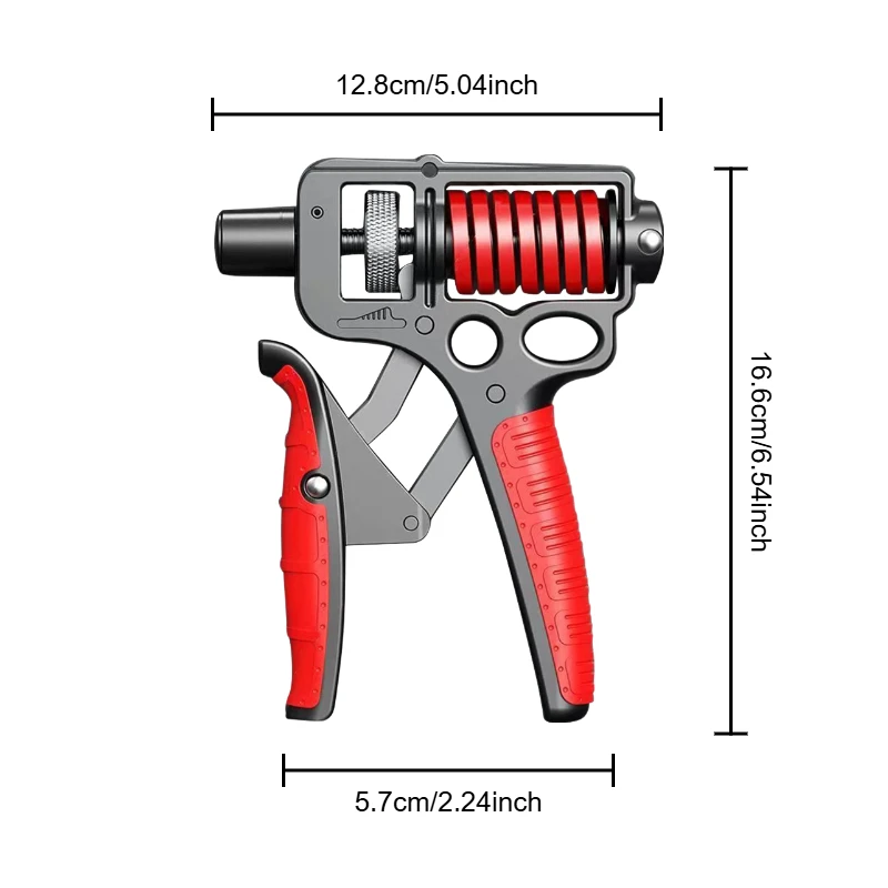 5-175Kg Adjustable Steel Spring Heavy Hand Grip Exercise Strengthener Gripper Finger Expander Arm Wrist Forearm Trainers