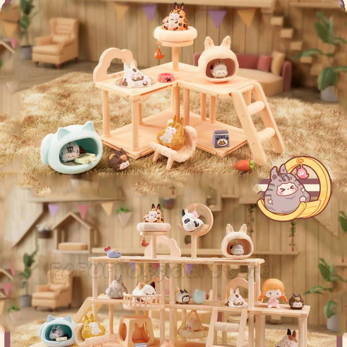 

Suplay KIKI Meow в виде квартиры, реальные игрушки, загадочная коробка, Mistery Caixa, фигурка, сюрприза, милые куклы, модель, подарок на день рождения