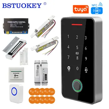 IP67 Waterproof Outdoor Access Control Keypad | Fingerprint, Bluetooth & NFC | Power Supply & Door Control Kit 1
