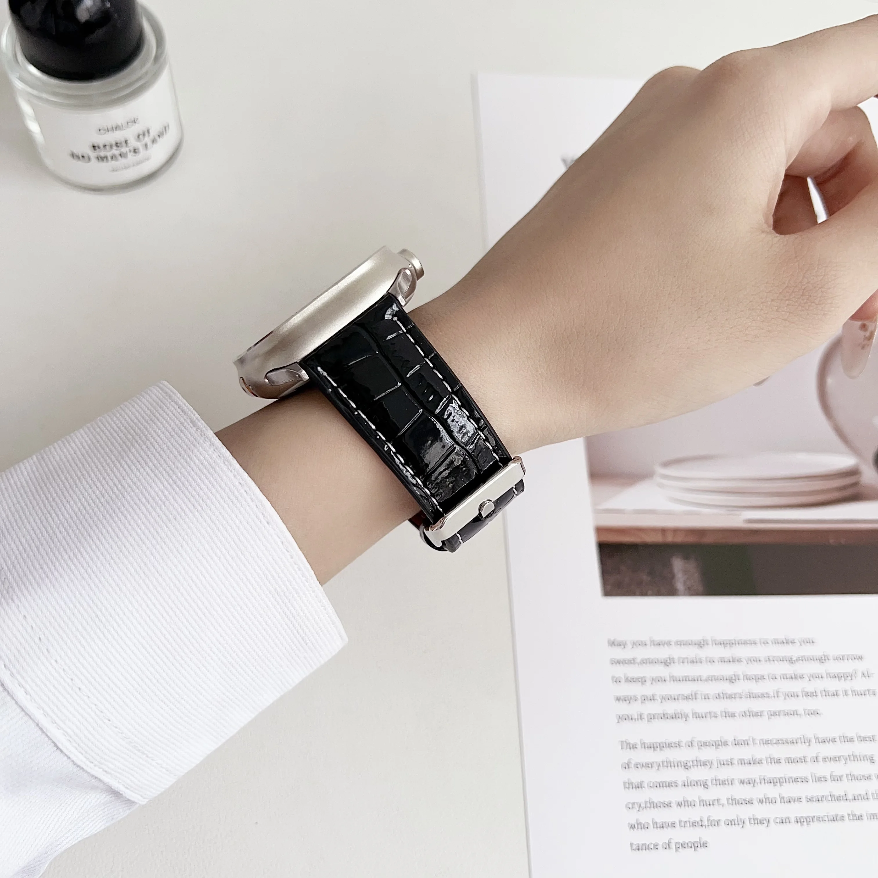รูปสินค้า สายนาฬิกาหนัง Apple Watch หลายขนาด ใส่ได้ทุกรุ่น