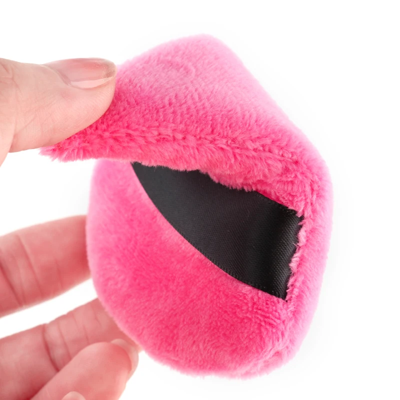 1/3/6Pcs Triangle Powder Puff Facial Smooth Sponge Beauty Cosmetics Washable  Mini Plush Powder Puff Lightweight Makeup Tools 4