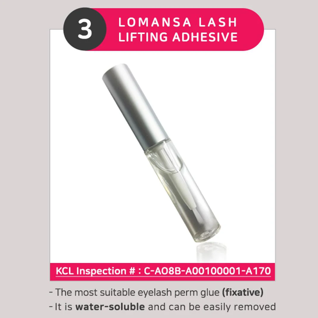 10 Bottles/lot Korea LOMANSA Lash Lifting Glue Eyebrow Eyelash Growth Liquid Makeup Base Eyebrow Cream Mascara Pestanas Adhesive 4