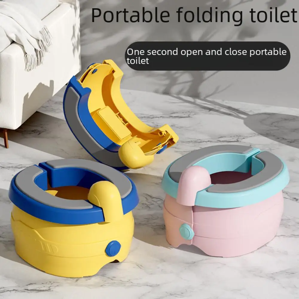 Child Toilet Portable Folding Compact Travel Home Kids Potty