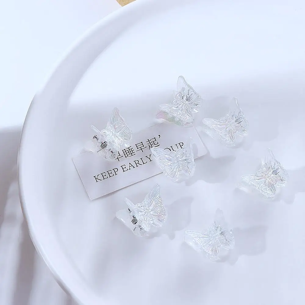 Solid Color Children Duckbill Clip Transparent Hair Claw Small Side Clip Women Hair Accessories Korean Style Hair Clip