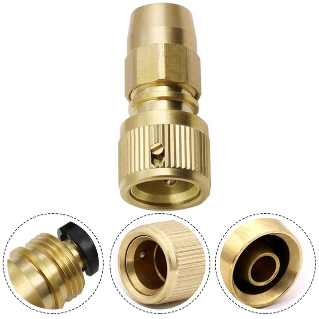 Water Tap Watering Connector Brass Nipple Expandable Hose For Garden Irrigation Device Quick Connector 1 Pcs Water Hose 6