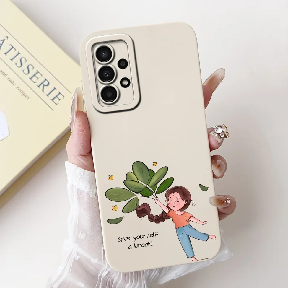 For Samsung A13 4G Case A135F Silicone Cute Fashion Butterfly Flower Love Painted Cover For Samsung A13 Galaxy A13 4G Phone Case