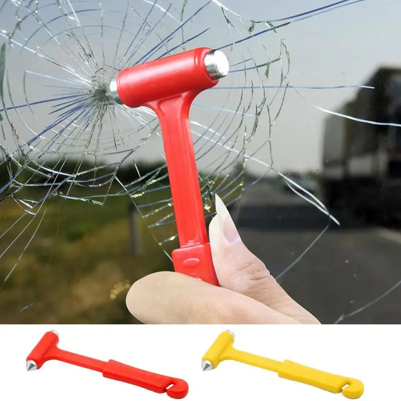 

1PC Car Emergency Glass Window Breaker Auto Stainless Steel Safety Hammer Automobile Escape Hammer For Collision Overturning