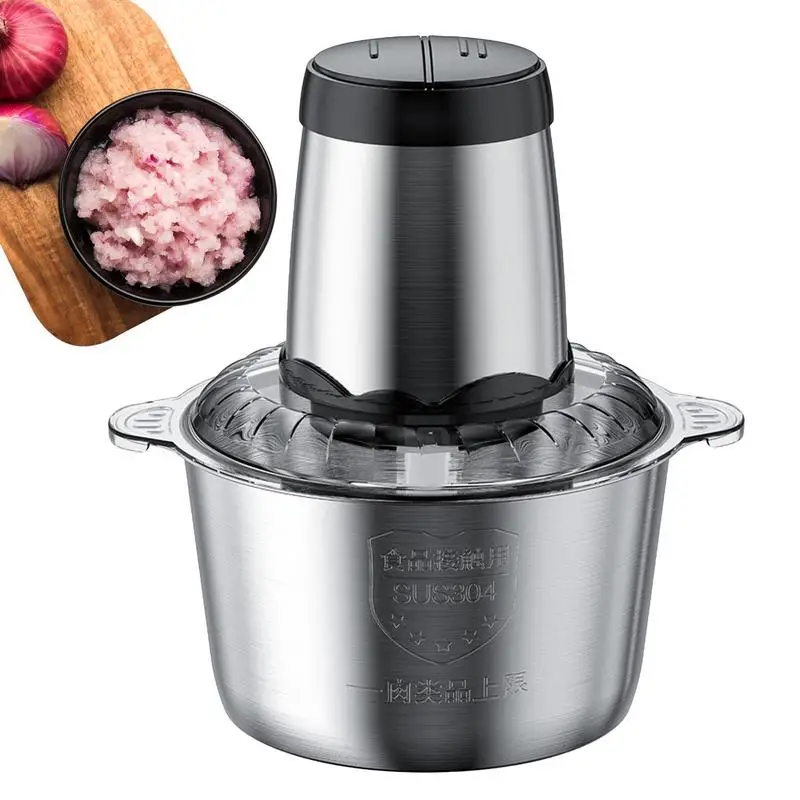 

Electric Meat Grinder Garlic Masher Portable Food Processor Chopper Mincer Slicer Machine Detachable Chopper For Kitchen