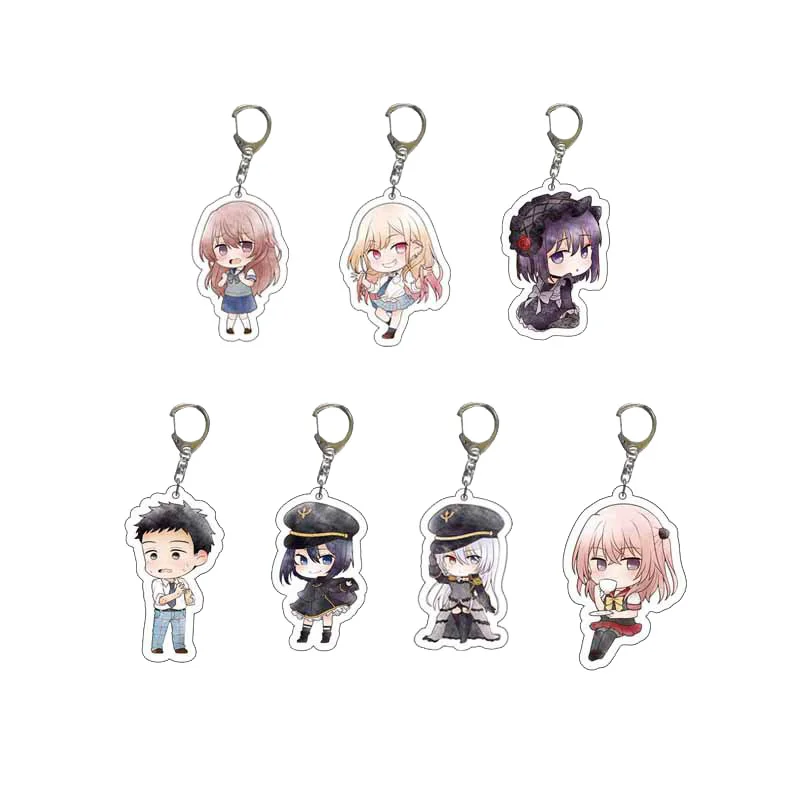 

Акриловый брелок для ключей в стиле аниме «Мой наряд»