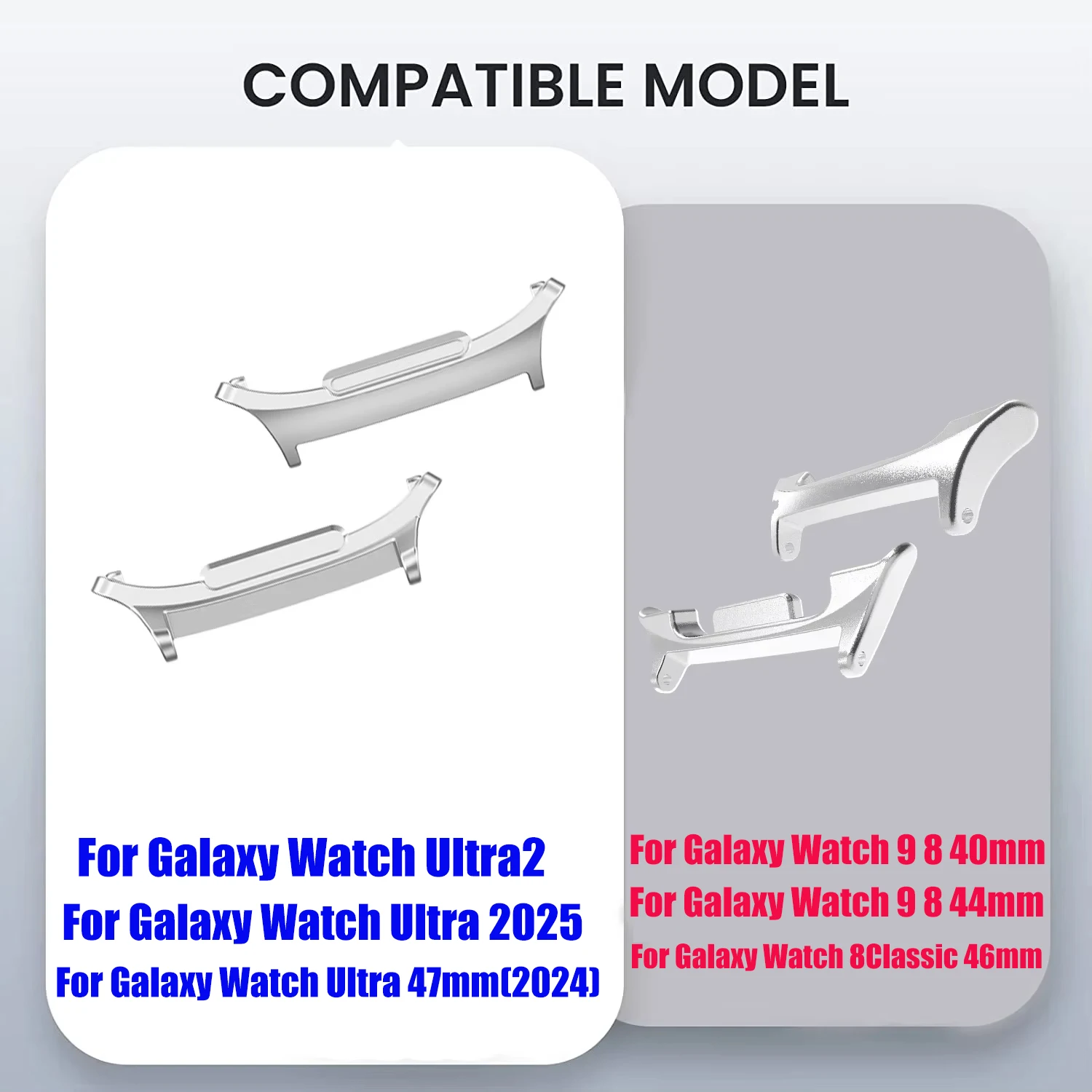 Milanese Magnetic Loop Band for Smartwatches - Premium Stainless Steel 47mm/46mm/44mm/40mm