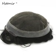 

Hstonir Swiss Lace Wig Mens Hair System Australia Male Hair Transplant Human Hair Prostheses Men Toupee H036