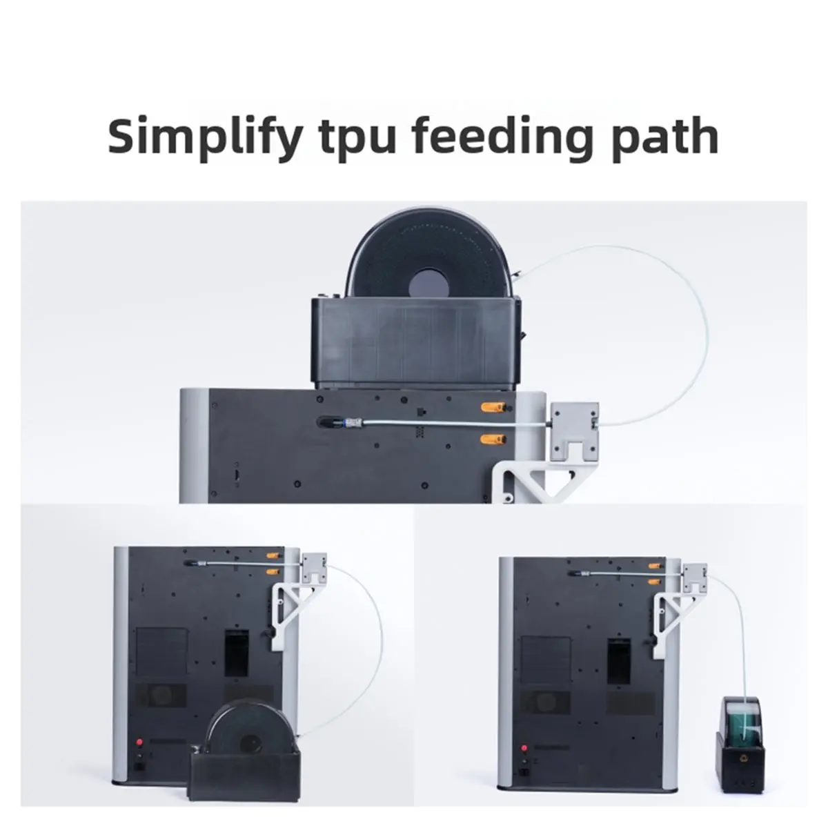 SWXF 공급 보조 모듈 TPU P2S/H2/P1/X1 시리즈 공급 보조 모듈에 적합한 3D 프린터 액세서리