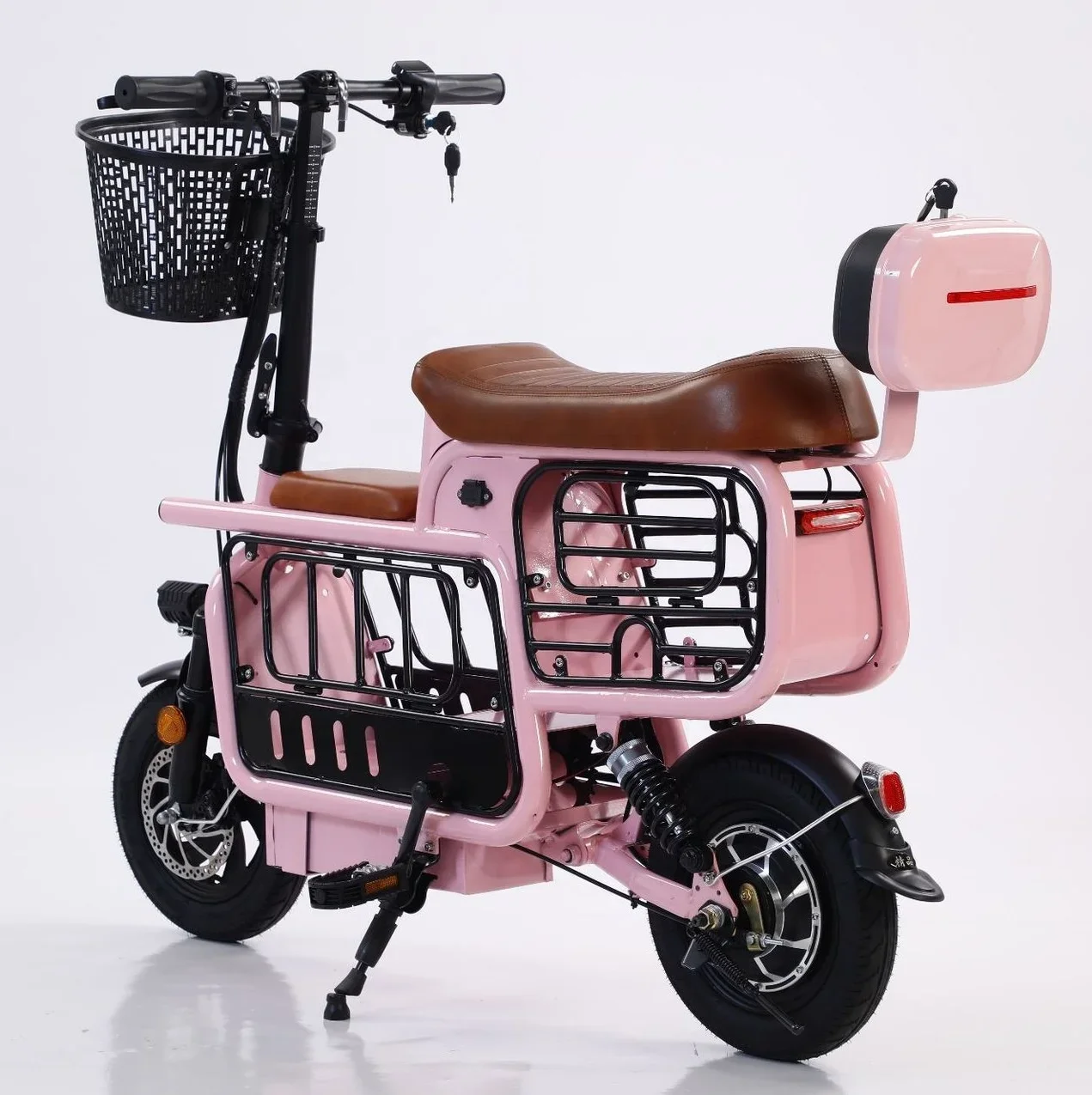 Langlebiger 12-Zoll-Elektro-Miniroller für Hunde, Lastenfahrrad, große Aufbewahrungsträger mit großer Kapazität, 350 W, 48 V, 10 Ah, 15 Ah, 20 Ah, auf Lager 2