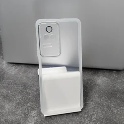 360° Camera Protection Soft Cover Lens Film Phone Case for Xiaomi Redmi K50 Series (Transparent White)