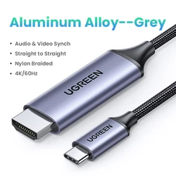 UGREEN 4K USB - C to HDMI TV Converter Cable - 2m (4K)